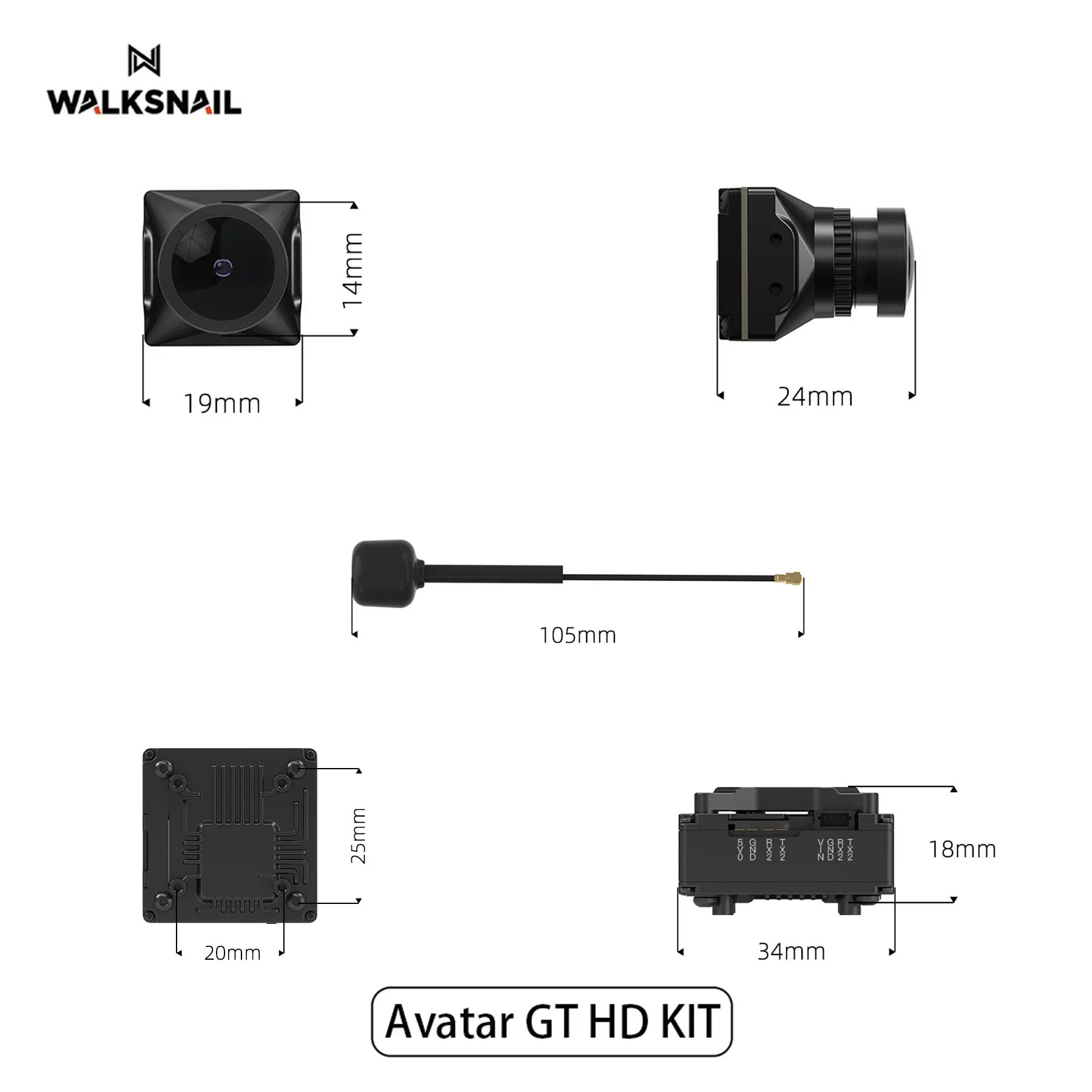 Walksnail Avatar GT HD KIT 2W  - Drone Kit Racing review and price