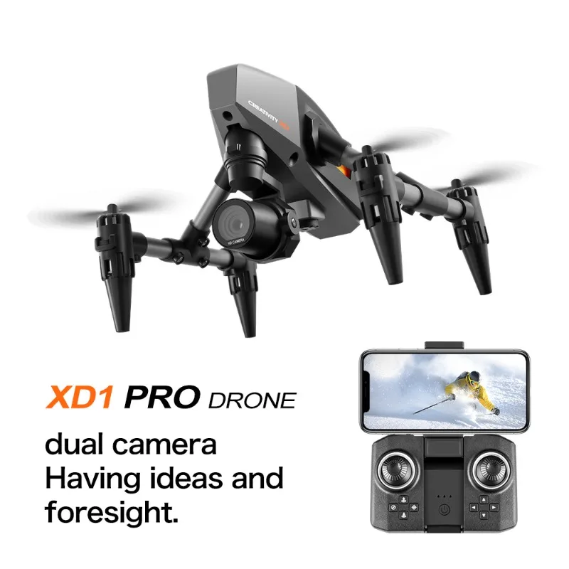 XD1 PRO Mini Drone Dual Camera - Drone Kit Tricopter review and price