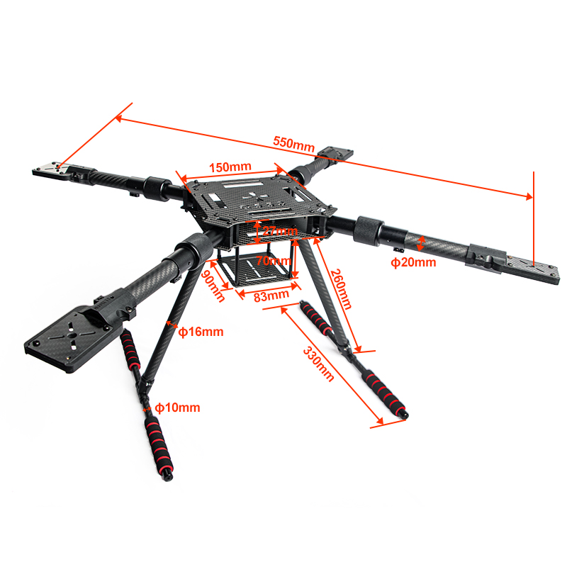 Carbon Fiber Folding Drone Fra - Drone Kit Racing review and price